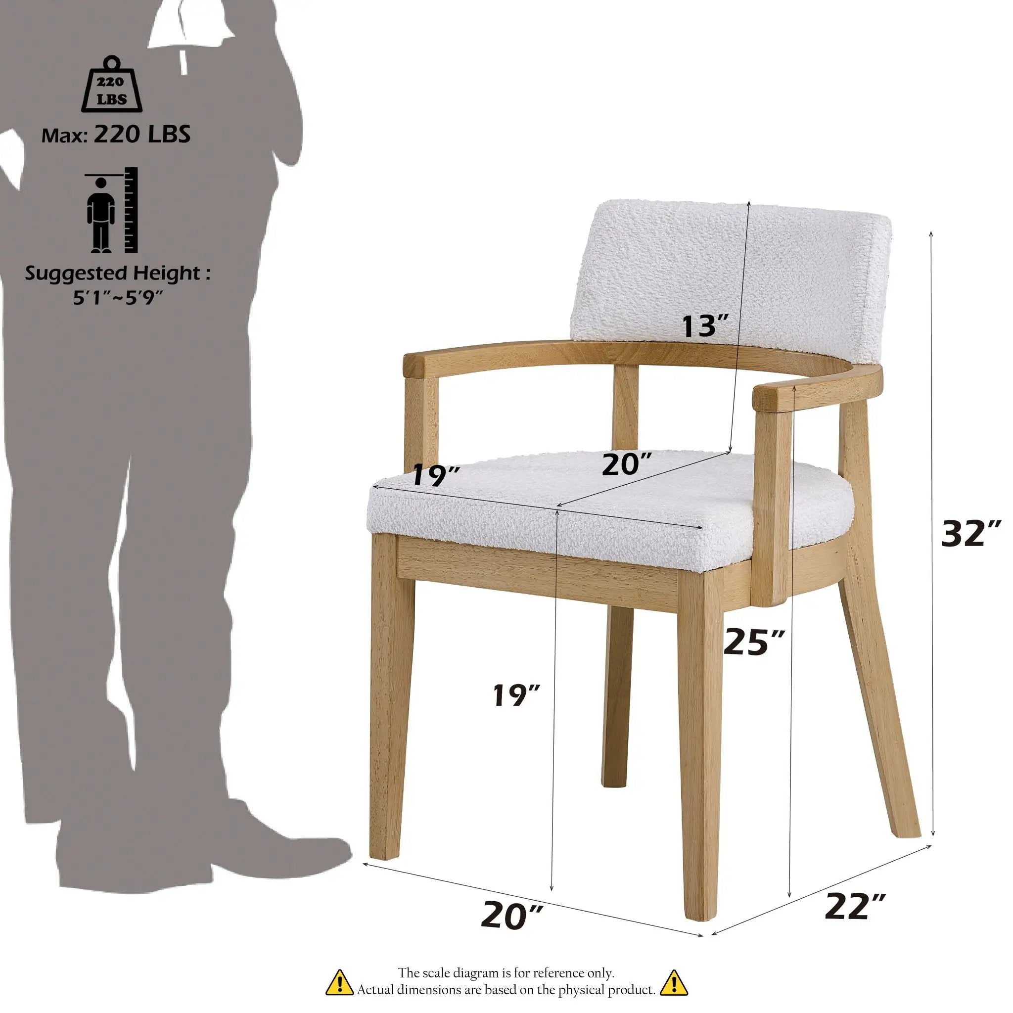 Side Chair (Set of 2) - White by HouseOfZazla