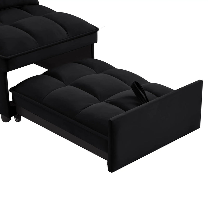 4 in1 Multi-Function Single Sofa Bed with Storage Pockets by HouseOfZazla