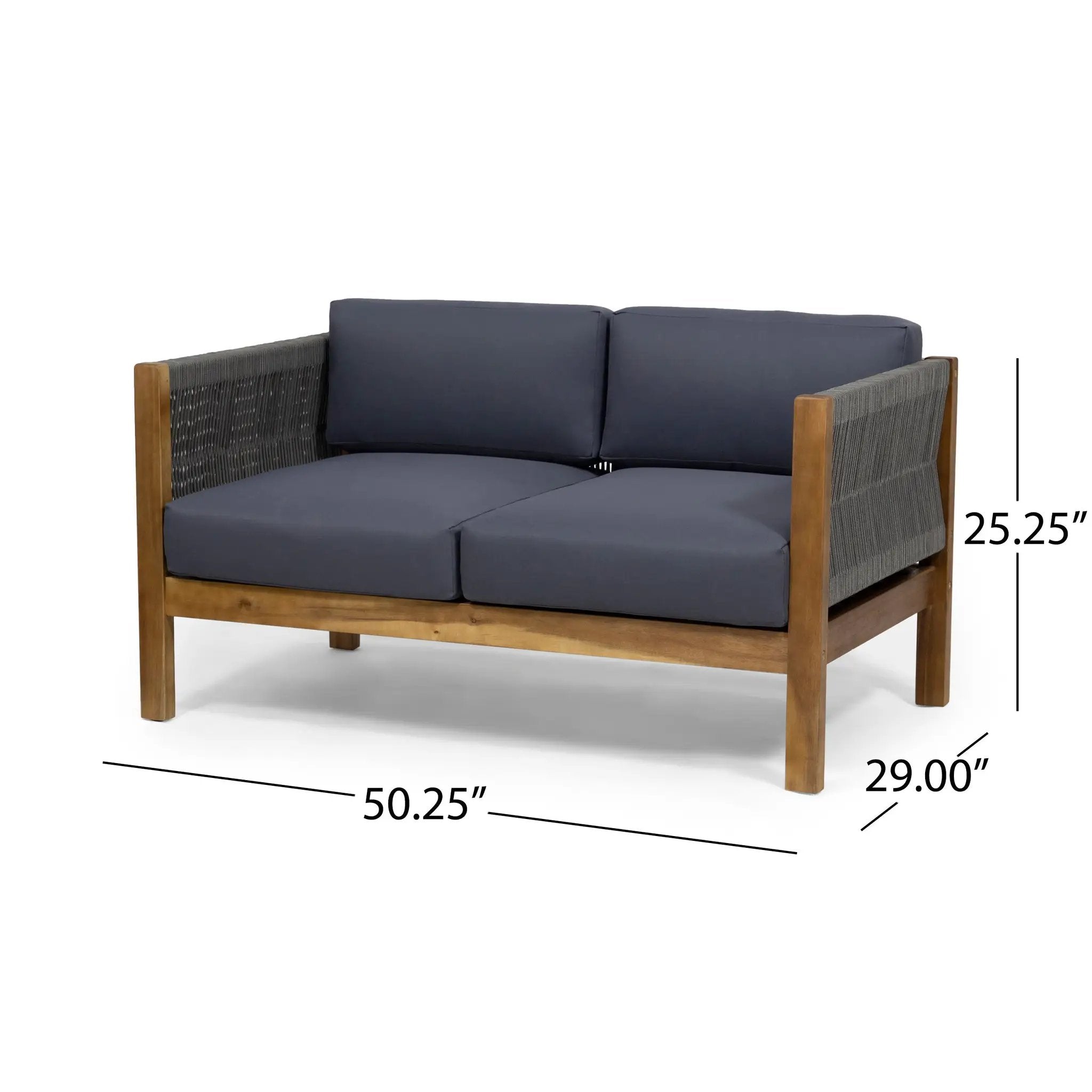 Patio Loveseat and Coffee Table Set by HouseOfZazla