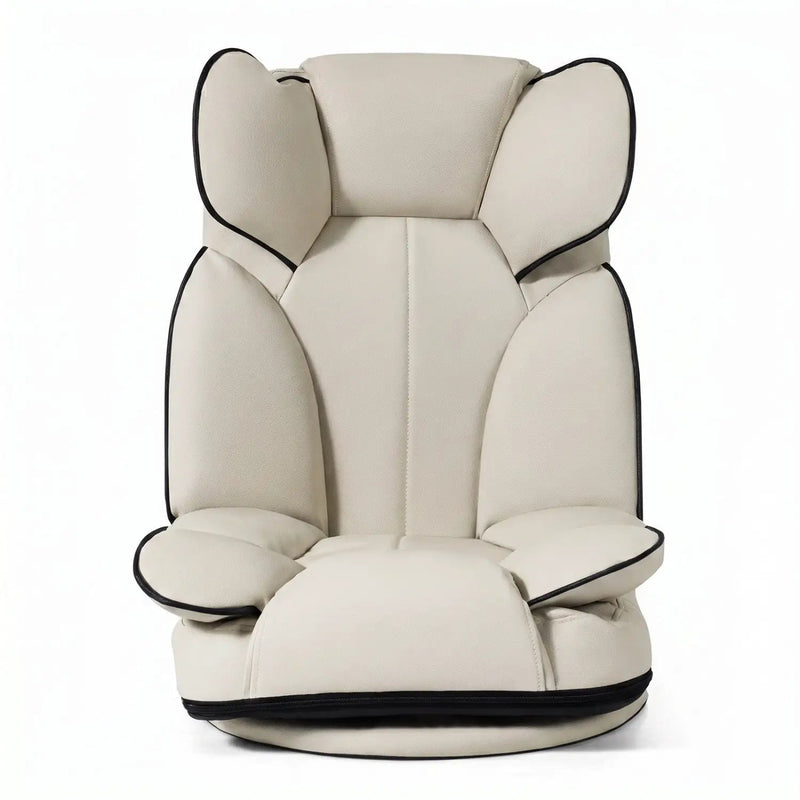 360 Degree Swivel Floor Gaming Chair with 6-Position Adjustable Backrest and Sponge Filling by DirectDeals