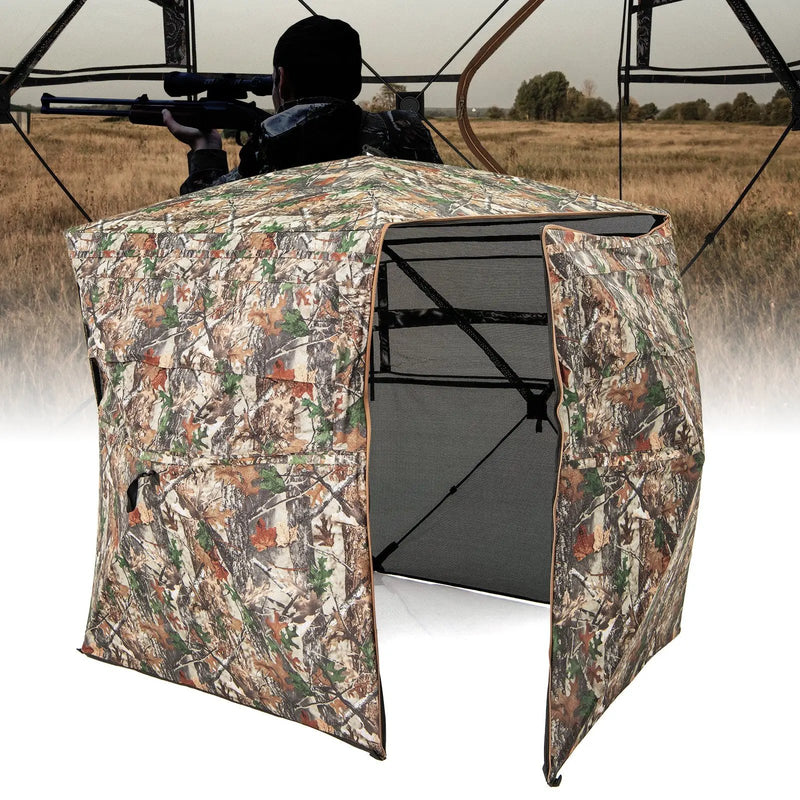360° One Way See Through Hunting Blind Ground Blind with Portable Carrying Bag by DirectDeals