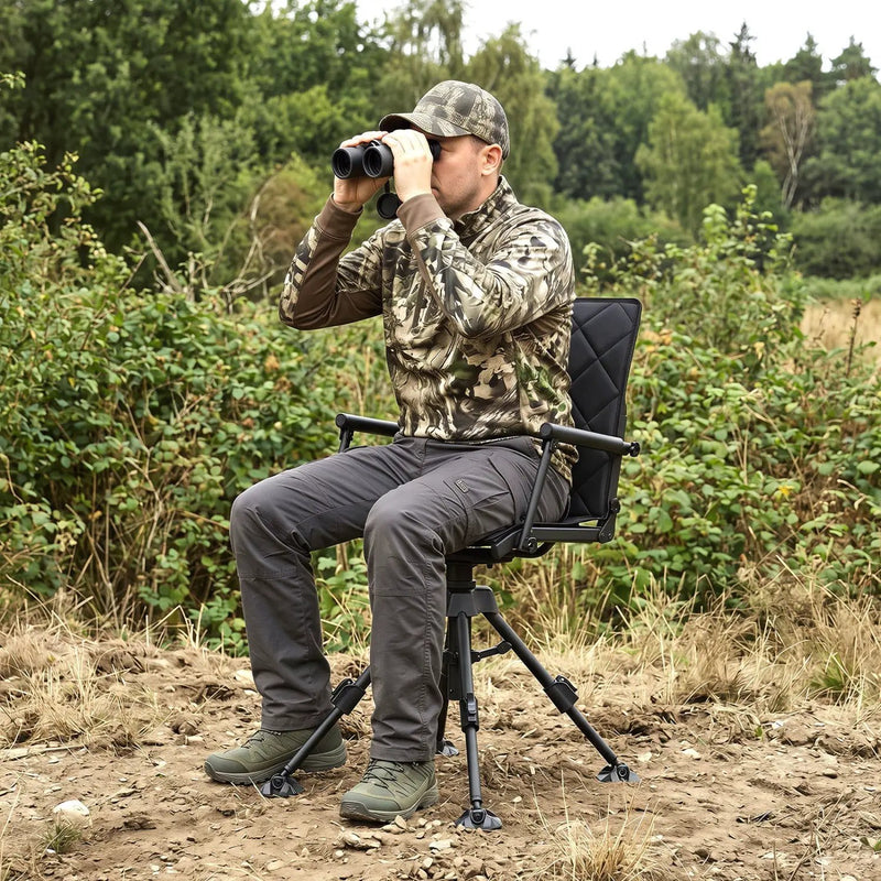 360° Swivel Hunting Seat with 5-Level Adjustable Height by DirectDeals
