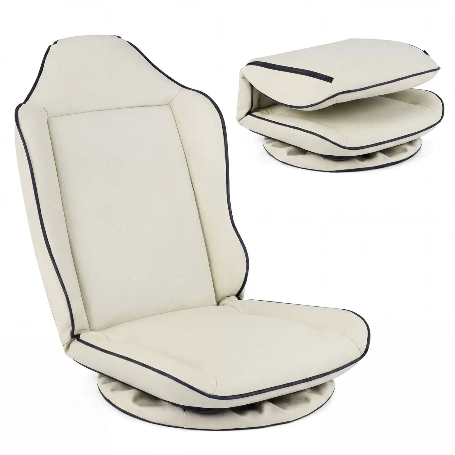 360° Swivel Floor Gaming Chair with Adjustable Backrest by DirectDeals