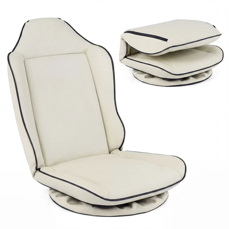360° Swivel Floor Gaming Chair with Adjustable Backrest by DirectDeals
