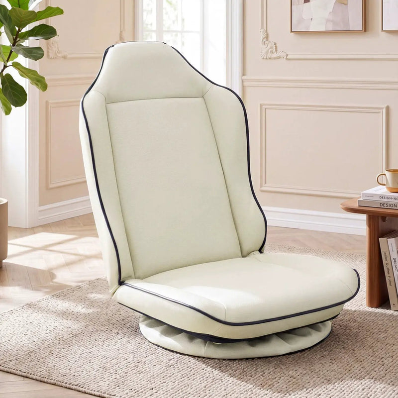 360° Swivel Floor Gaming Chair with Adjustable Backrest by DirectDeals