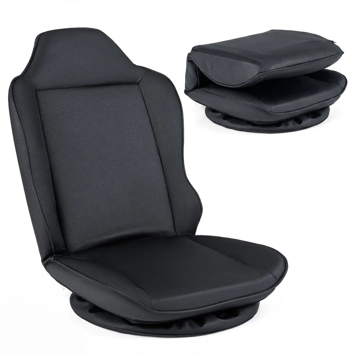 360° Swivel Floor Gaming Chair with Adjustable Backrest by DirectDeals