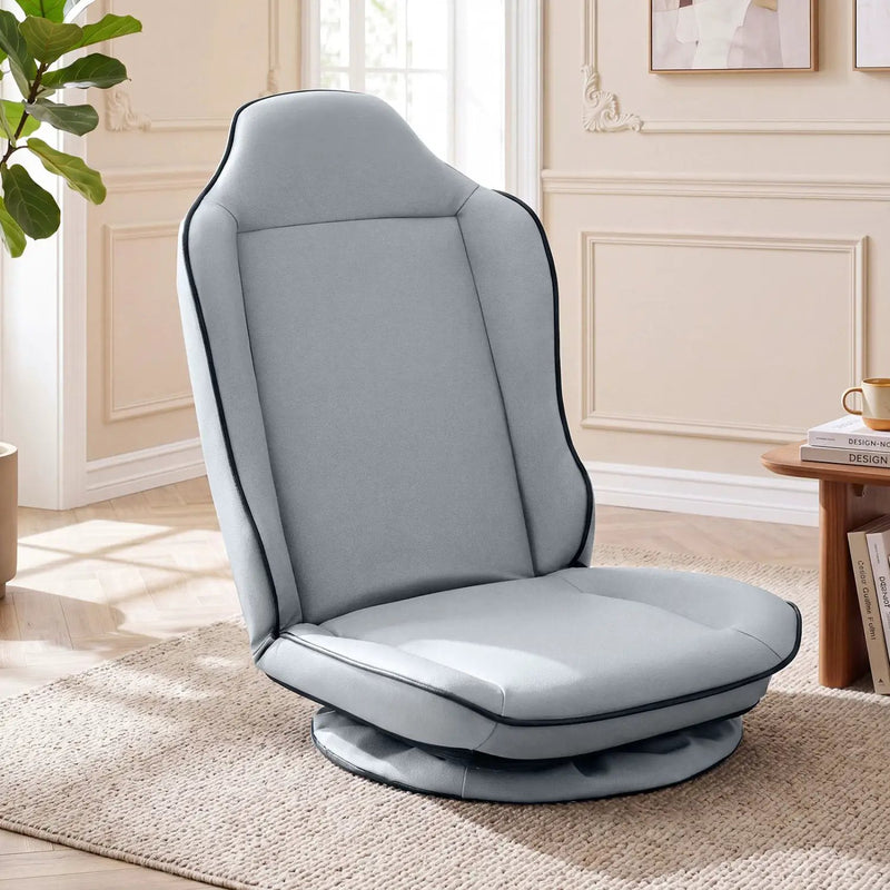360° Swivel Floor Gaming Chair with Adjustable Backrest by DirectDeals