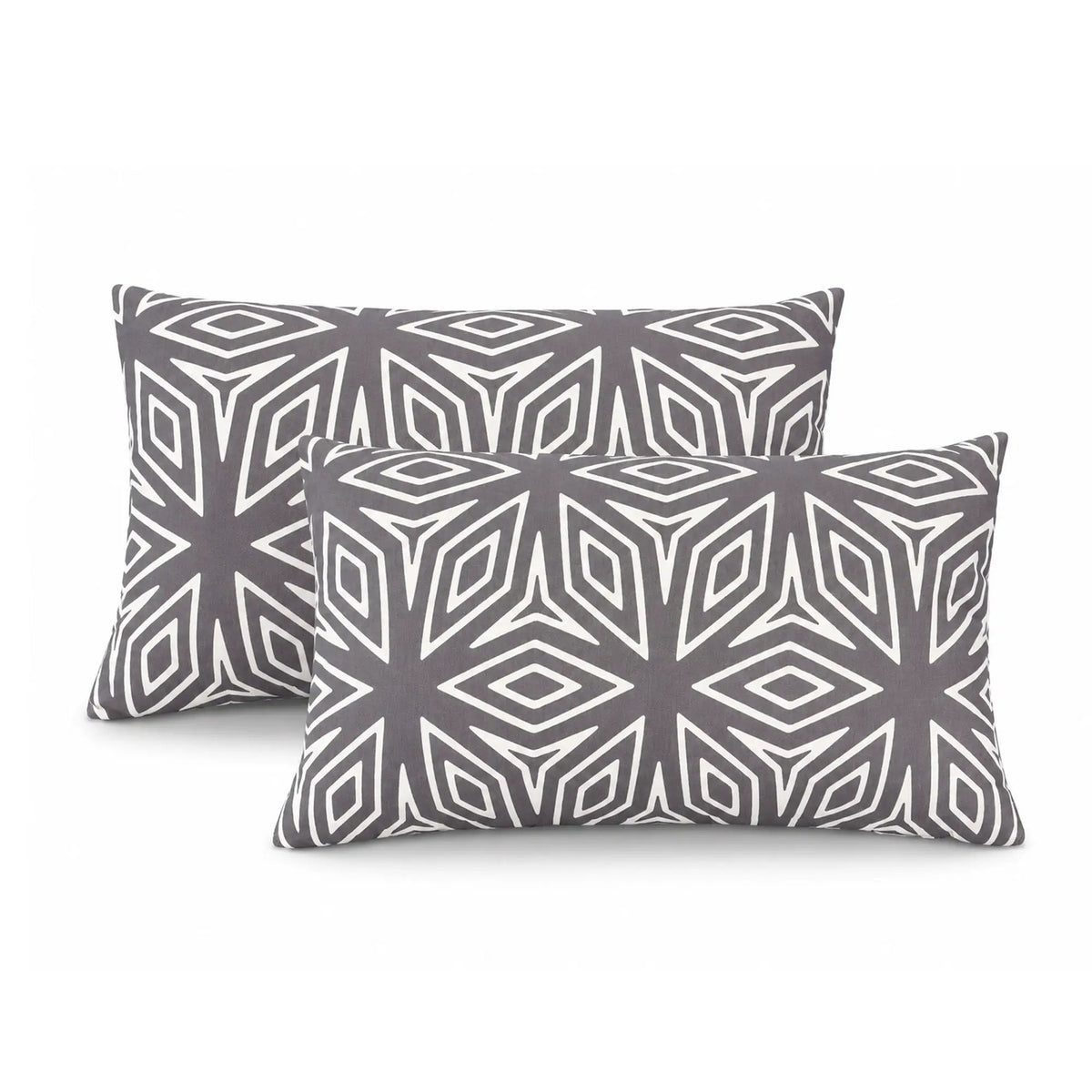 2 Pack Outdoor Lumbar Pillow Covers by HouseOfZazla