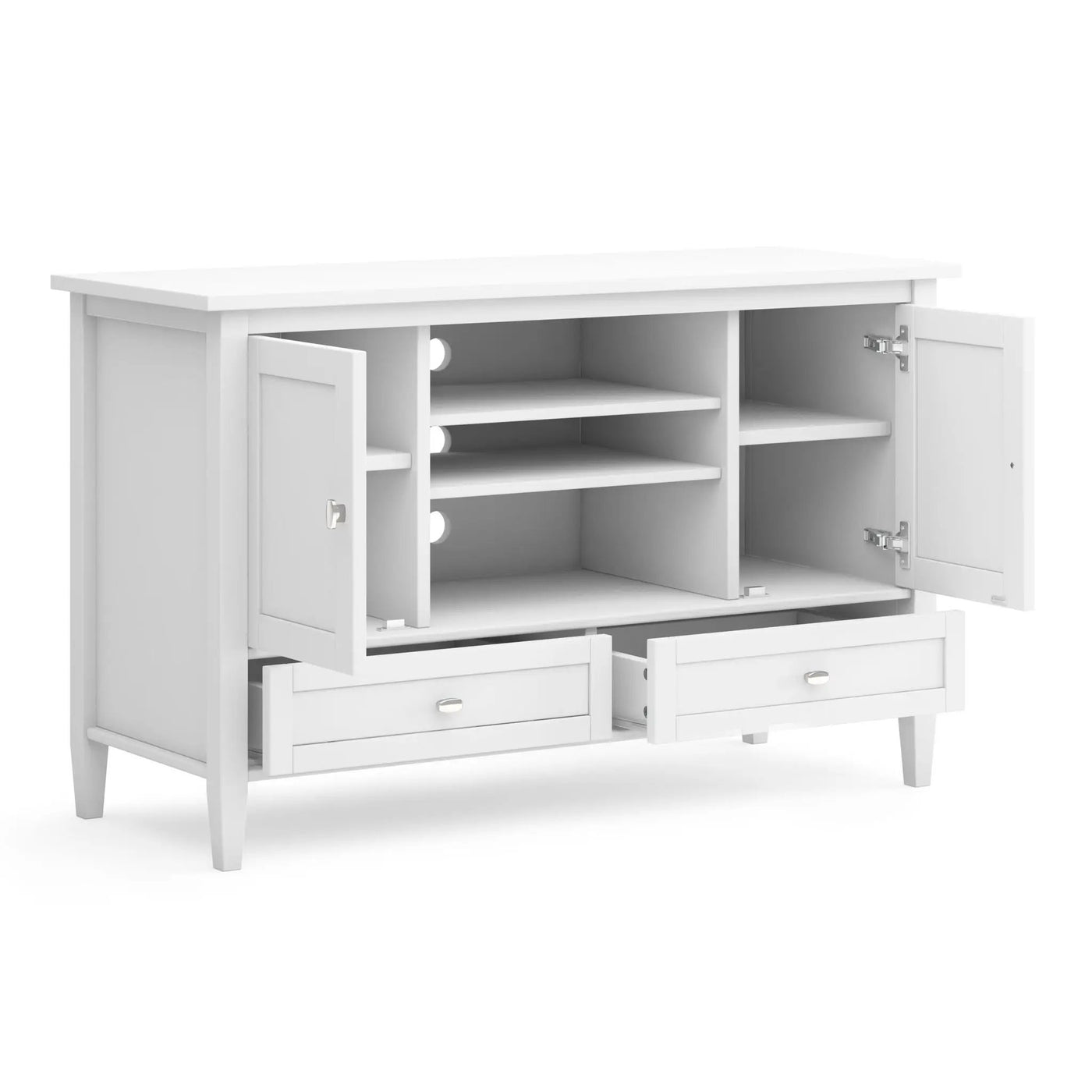 Warm Shaker - Transitional Style TV Media Stand by HouseOfZazla