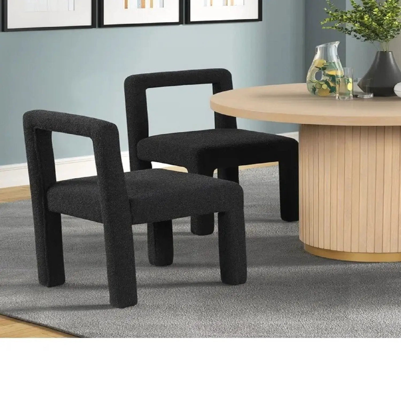 Dining Chairs With Square Open Back (Set of 2) by HouseOfZazla