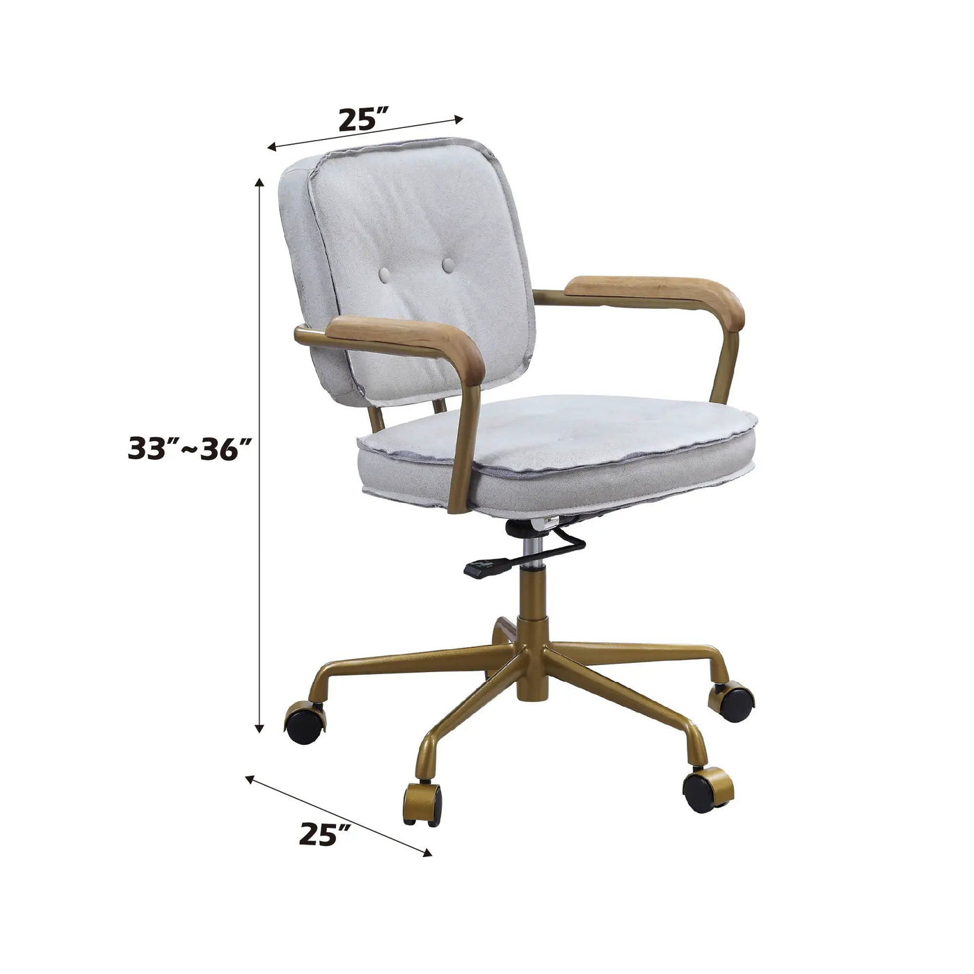 Siecross Top Grain Leather Office Chair by HouseOfZazla