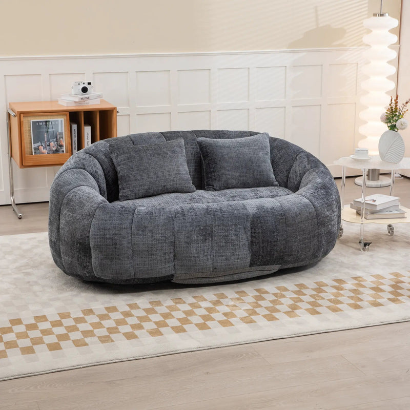 Bean Bag Lazy Sofa Durable Comfort Lounger by BLAKHOM