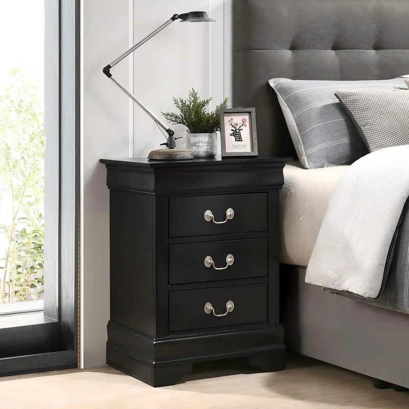 Louis Phillipe - Nightstand - Wood by HouseOfZazla