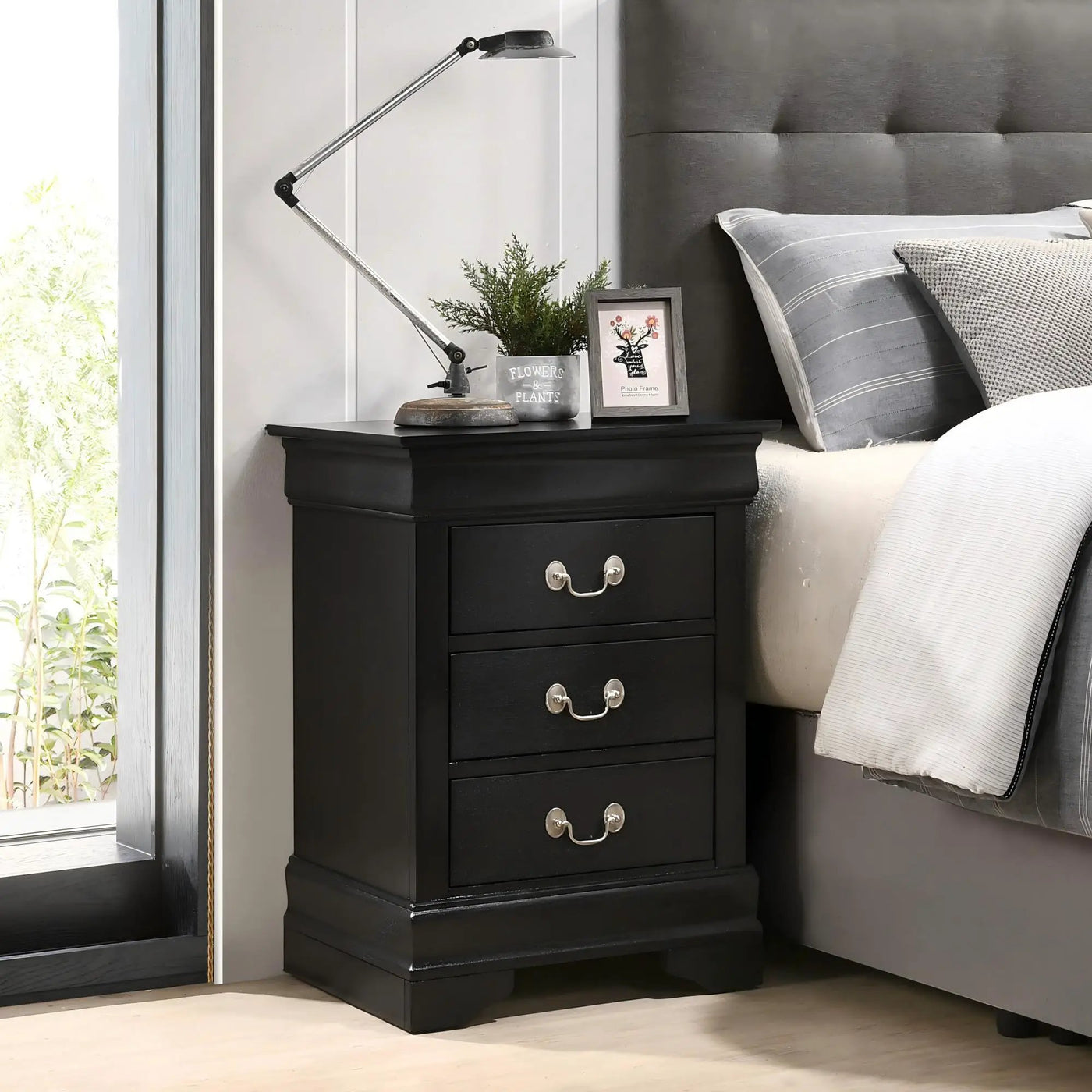 Louis Phillipe - Nightstand - Wood by Unique Piece Furniture