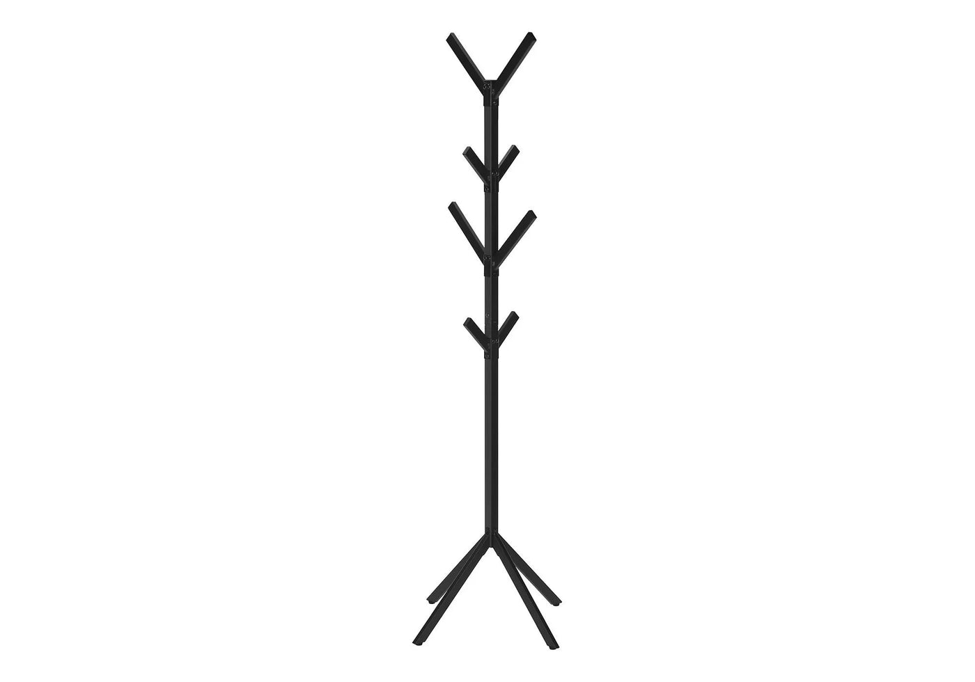 Coat Rack, Hall Tree, Freestanding, 8 Hooks, Entryway, Contemporary & Modern by HouseOfZazla