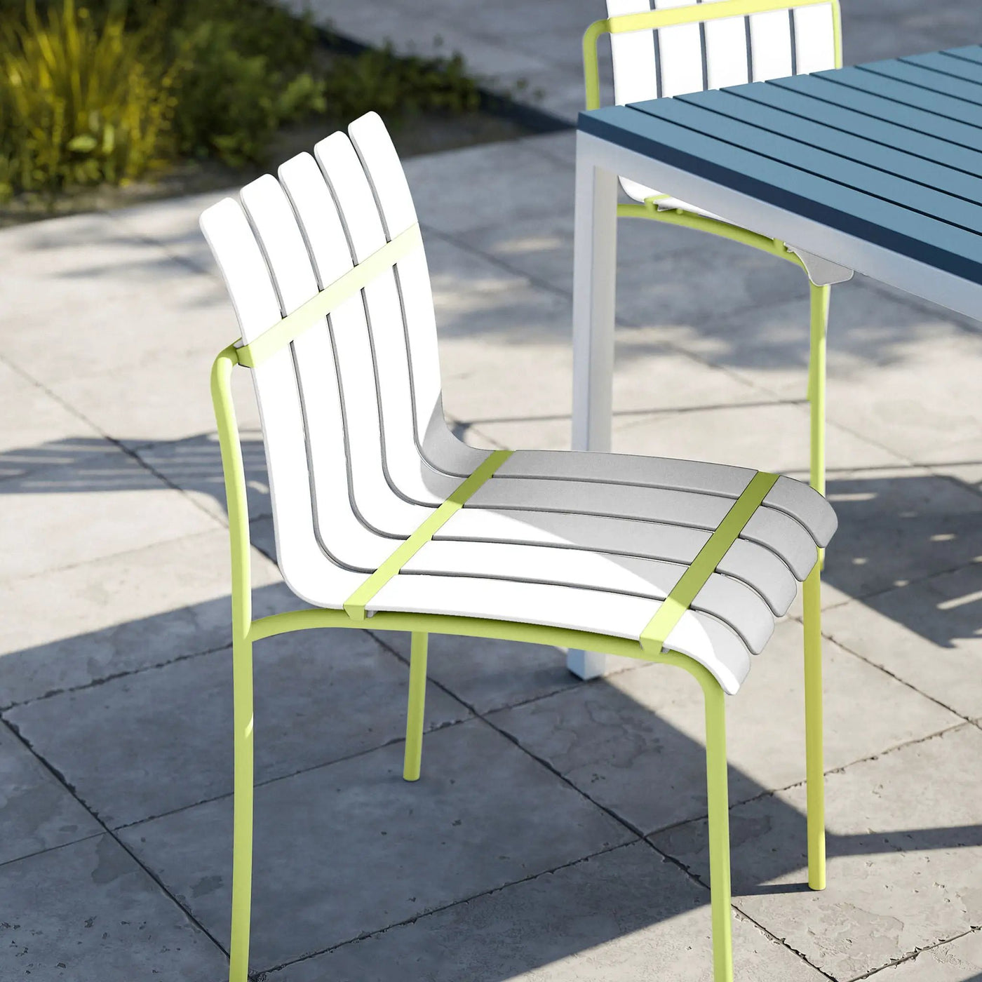 4 Piece Set Of Modern Color Block Designed Single Chairs by HouseOfZazla