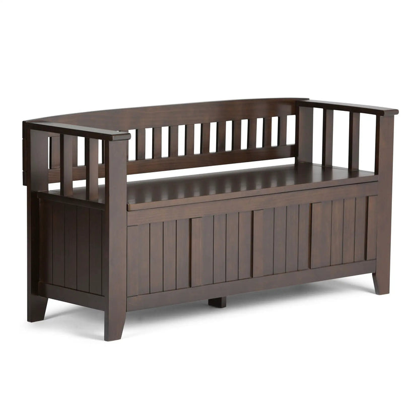 Acadian - Entryway Storage Bench, Handcrafted by Unique Piece Furniture