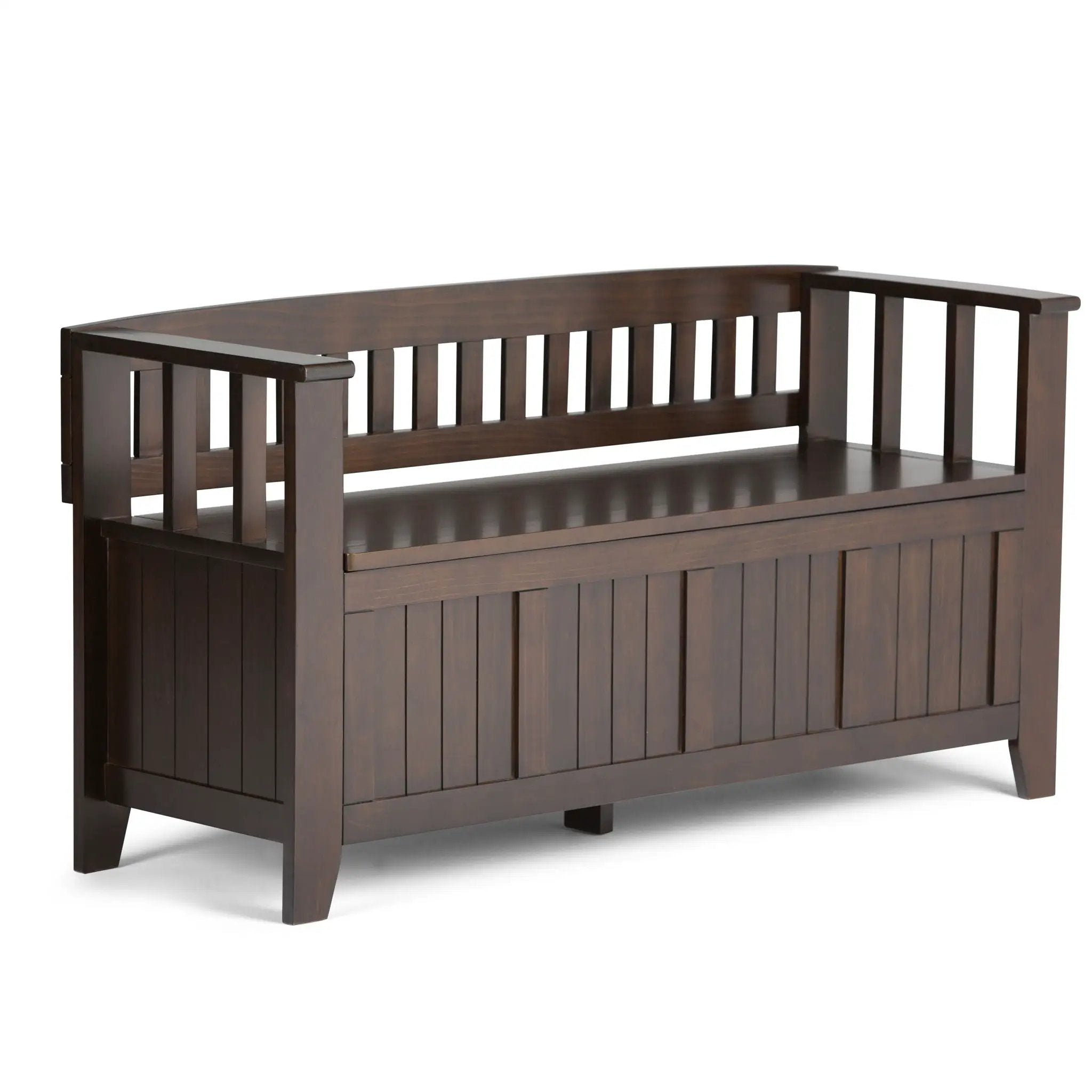 Acadian - Entryway Storage Bench, Handcrafted by HouseOfZazla