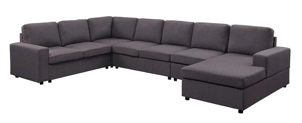 Tifton - 7 Seat Reversible Modular Sectional Sofa Chaise by Unique Piece Furniture