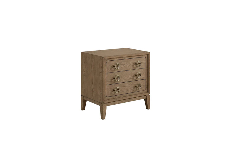 3 Drawer Nightstand With USB - Latte by Unique Piece Furniture