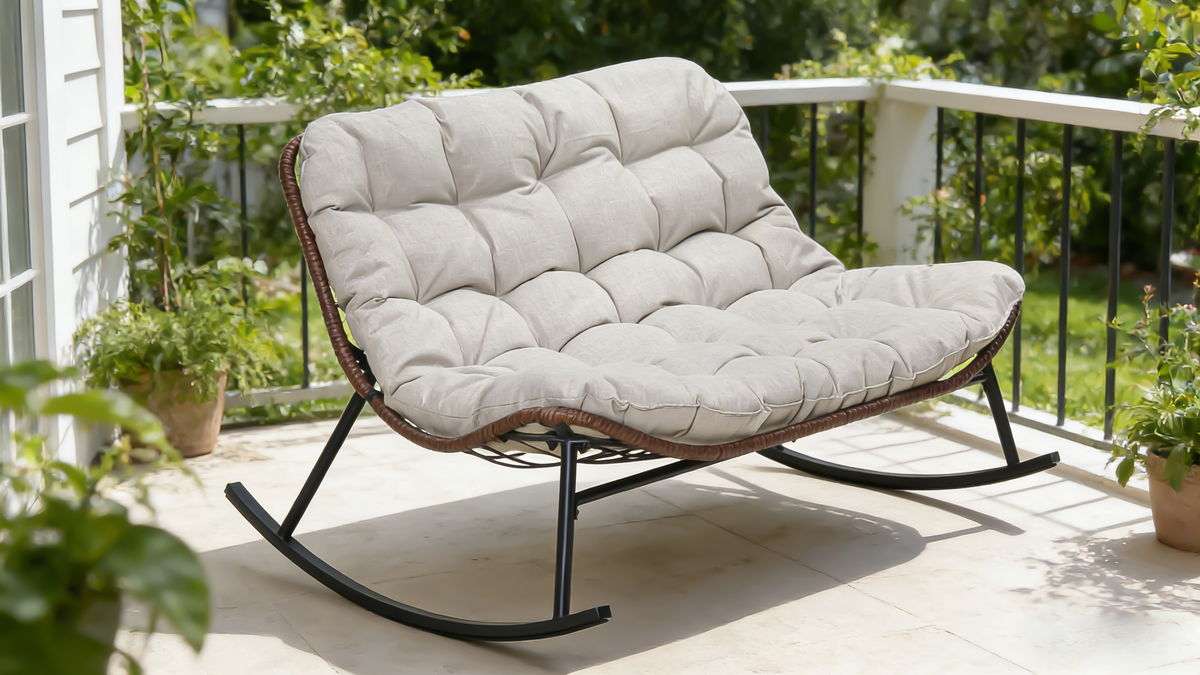Double Wide Rocking Papasan Chair by HouseOfZazla