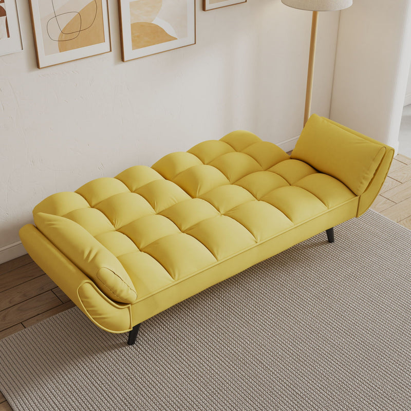 Sofa Soft Two Armrests Throw Pillow Pillow Comfortable Fit Apartment Bedroom Small Space by Unique Piece Furniture