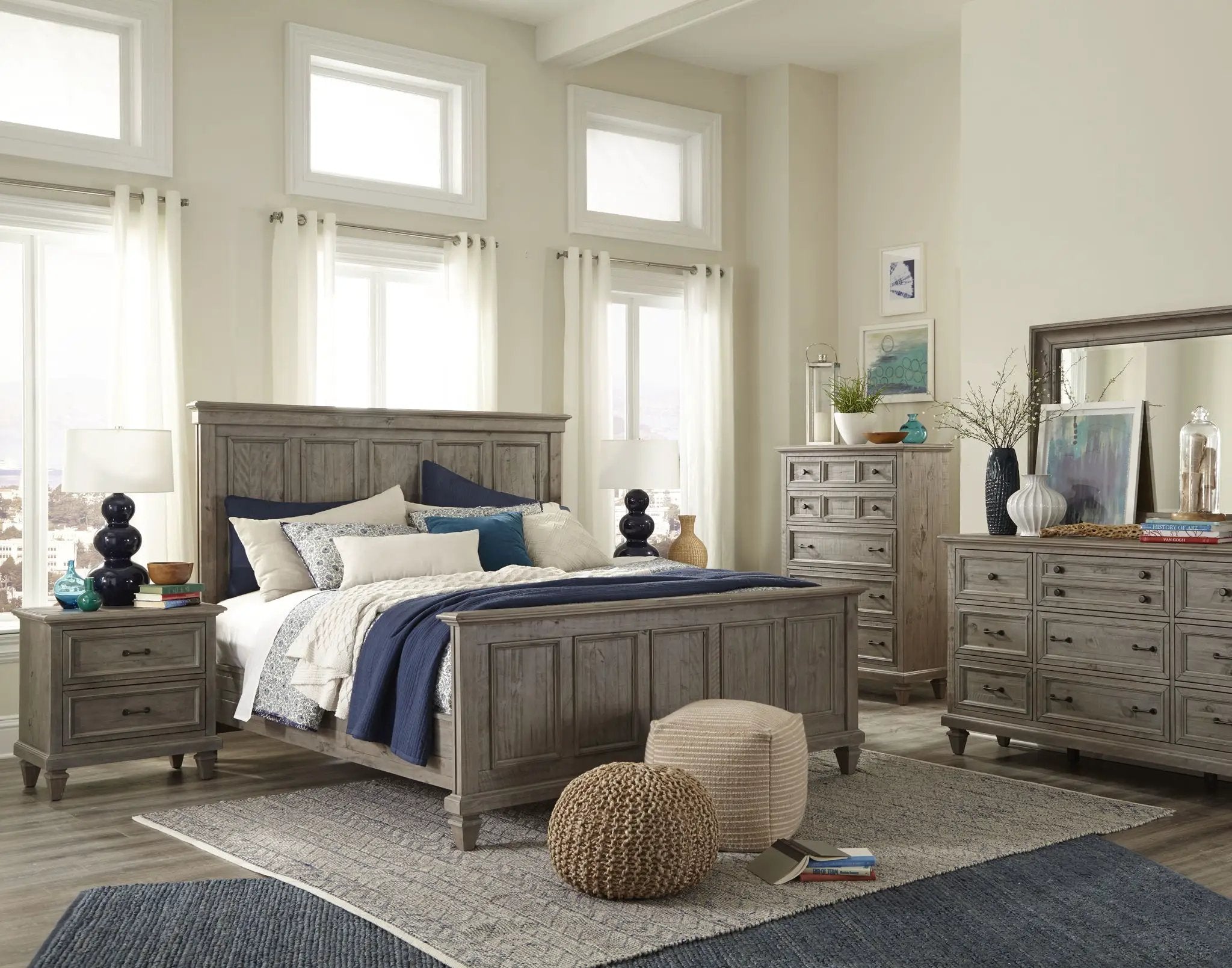 Lancaster - Drawer Nightstand - Dovetail Gray by Unique Piece Furniture