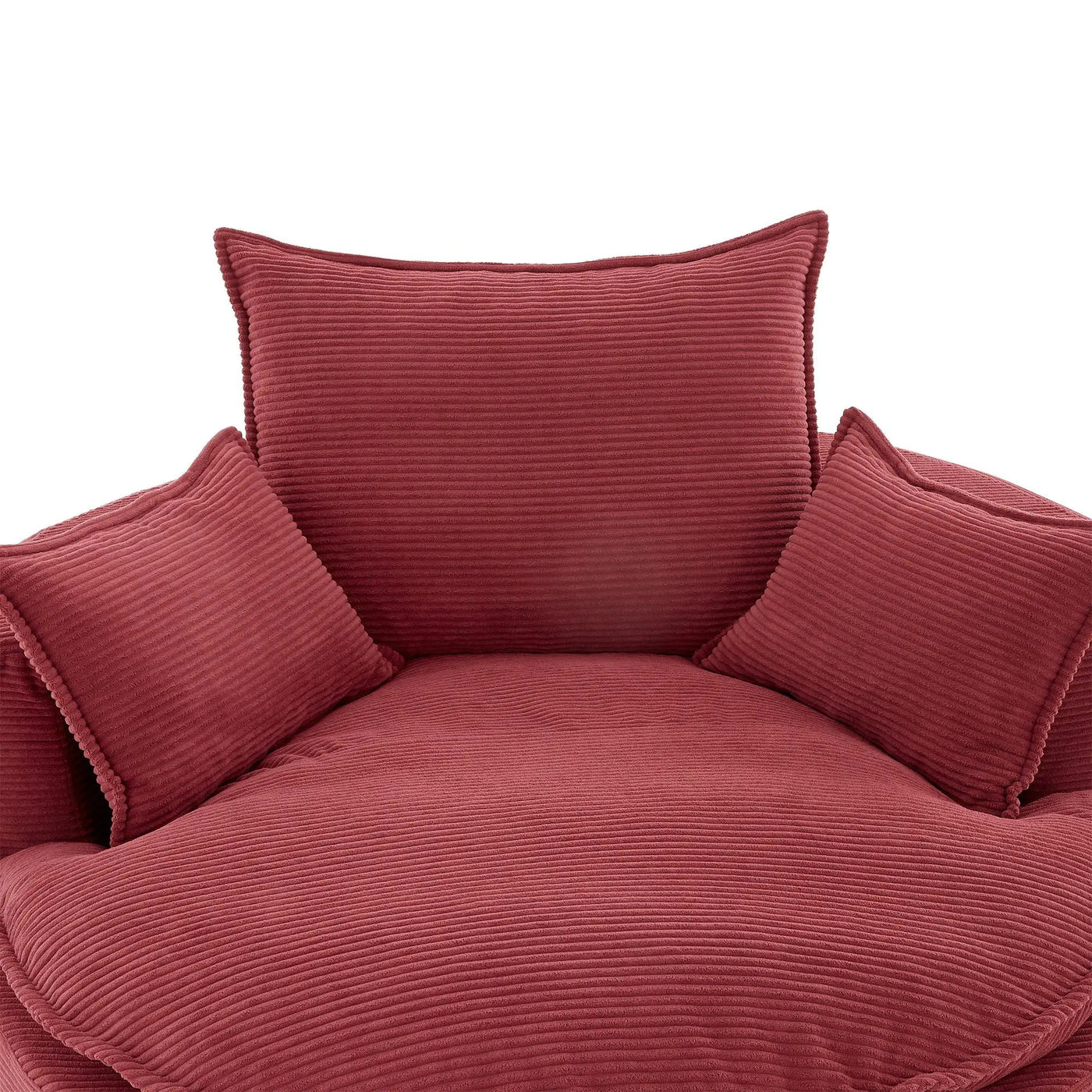360° Swivel Accent Barrel Chair With Dual Layer Cushion And 3 Removable Pillows by HouseOfZazla