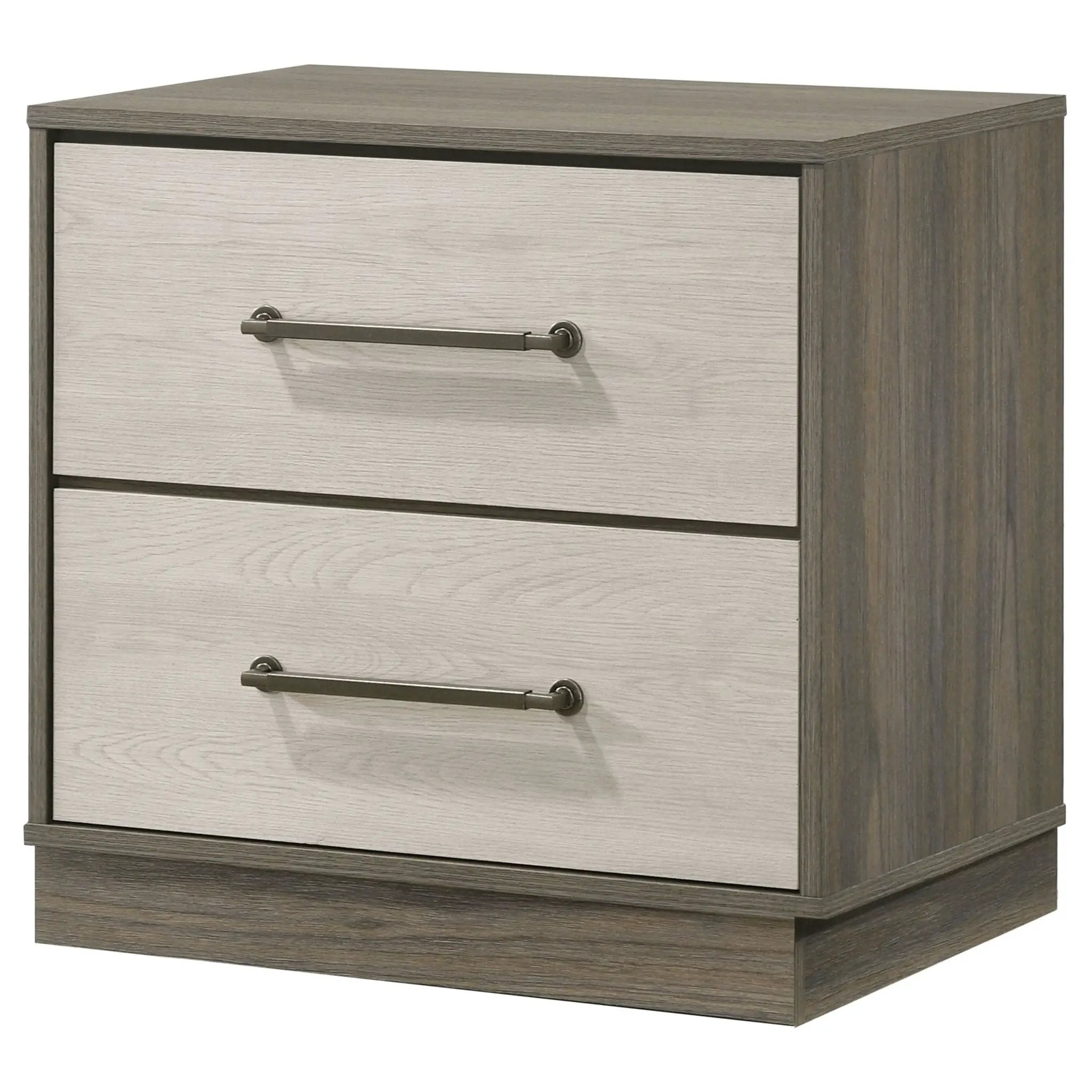 Edmondson - 2 Drawer Nightstand - Gray by HouseOfZazla