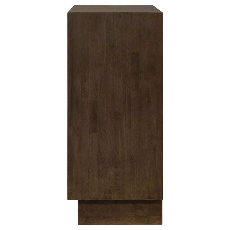 Hemlock - 4 Drawer Chest Of Drawers - Dark Brown by HouseOfZazla