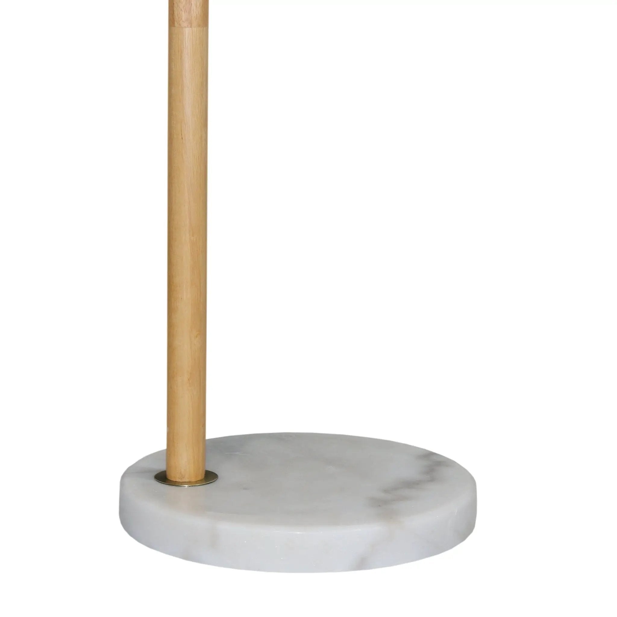 Tall Corner Floor Lamp For Living Room - White by HouseOfZazla