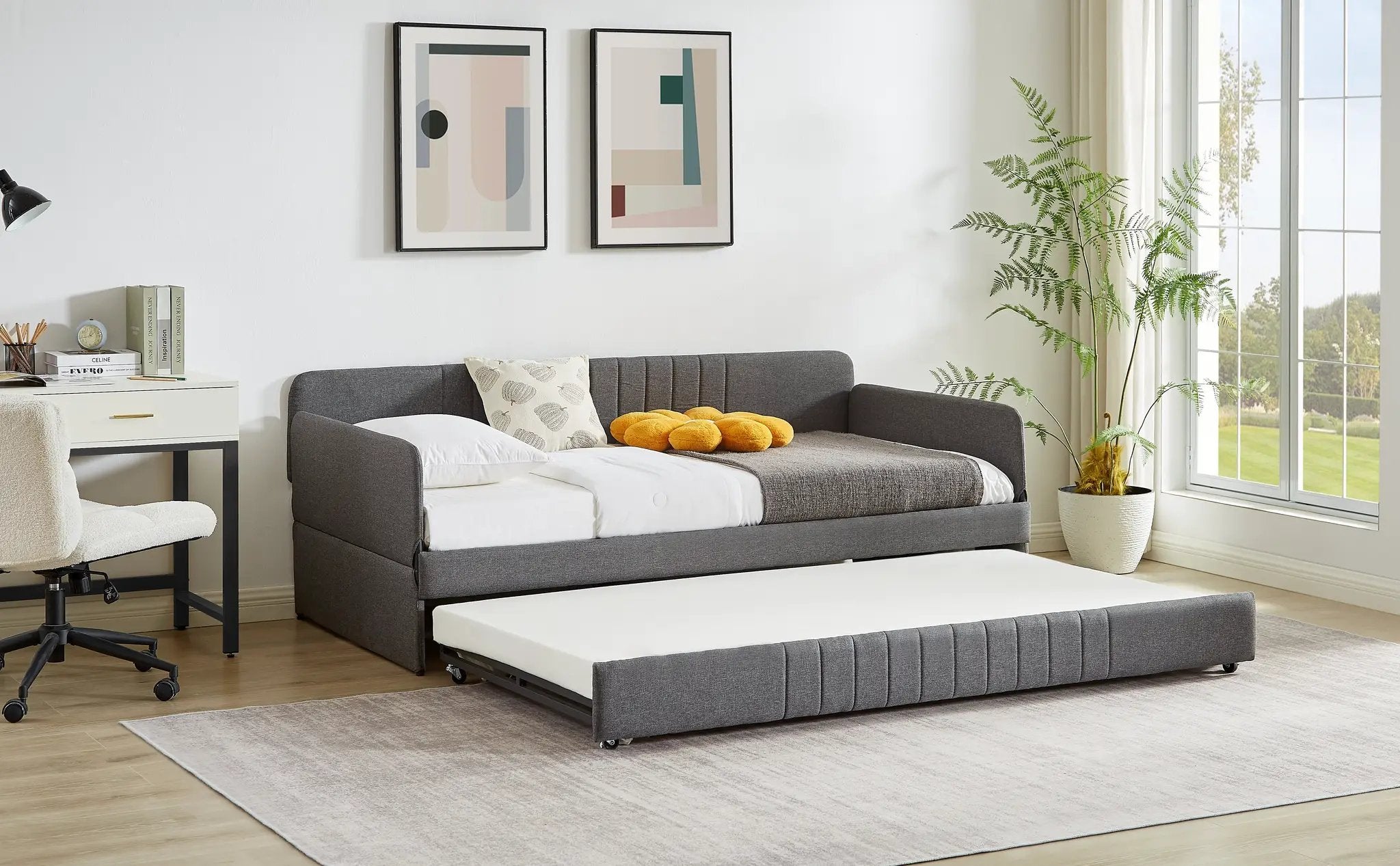 Daybed, Sofa Bed with Trundle Twin Size by HouseOfZazla