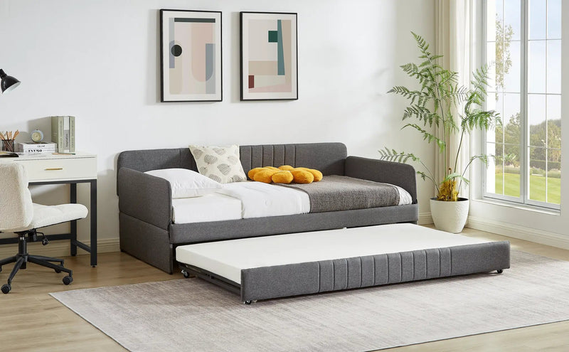 Daybed, Sofa Bed with Trundle Twin Size by HouseOfZazla