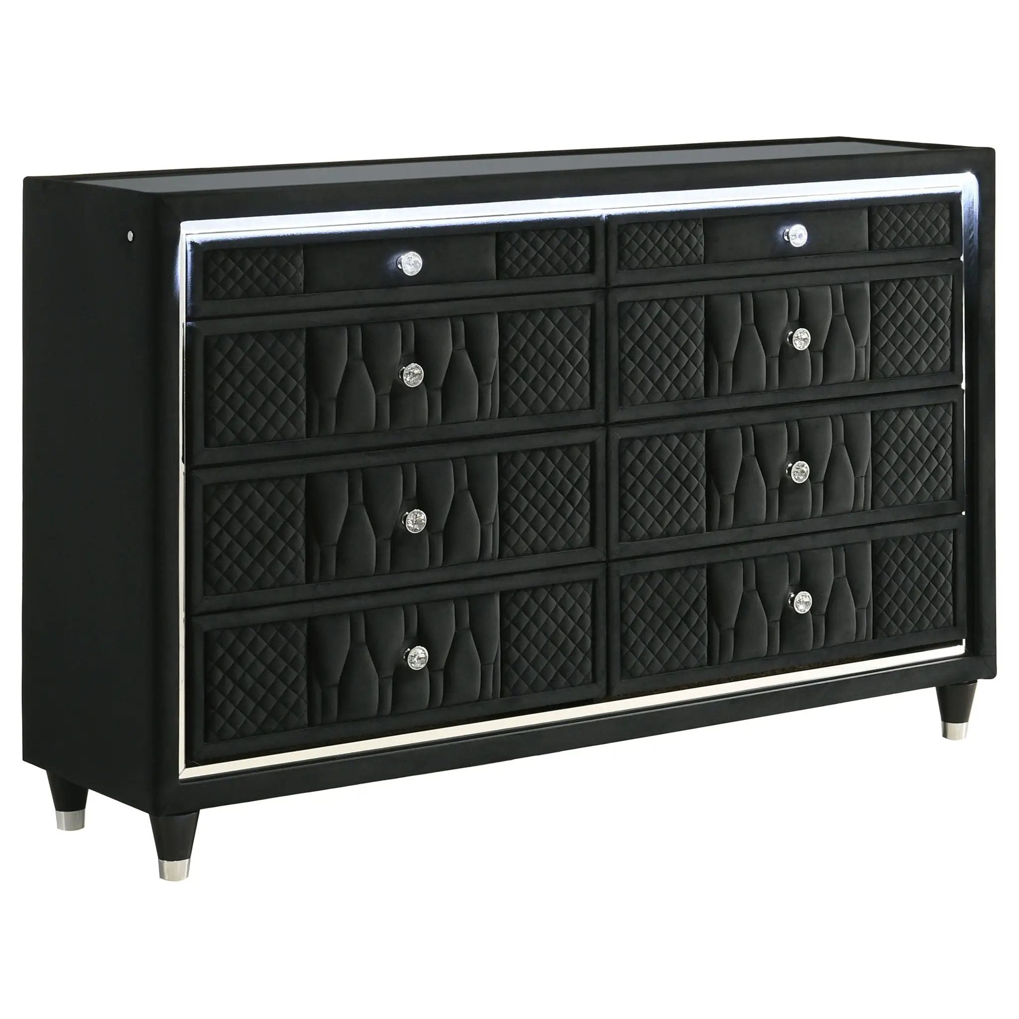 Lorient 4-piece California King Bedroom Set Black by Unique Piece Furniture
