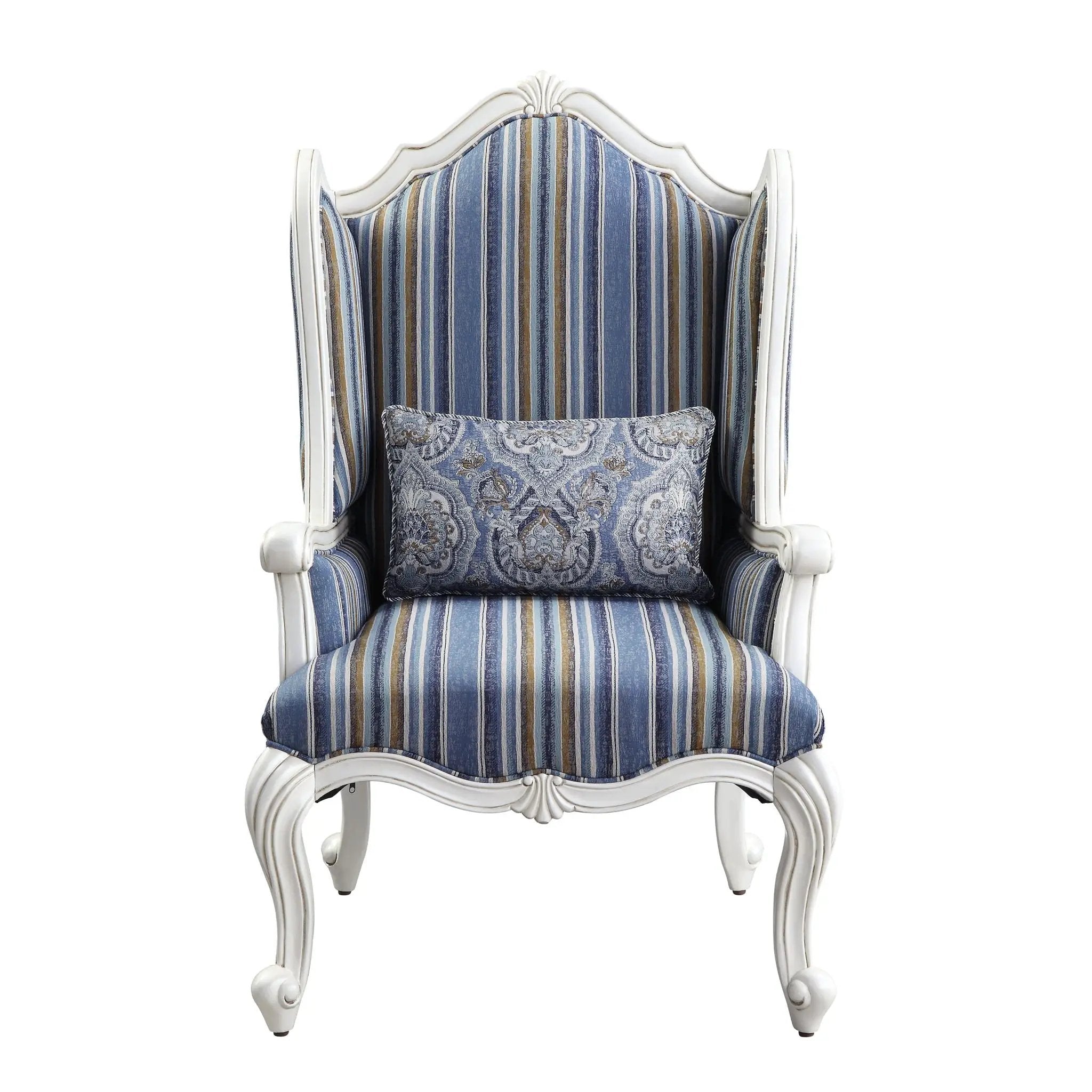 Ciddrenar - Chair With Pillow - Fabric & White by Unique Piece Furniture