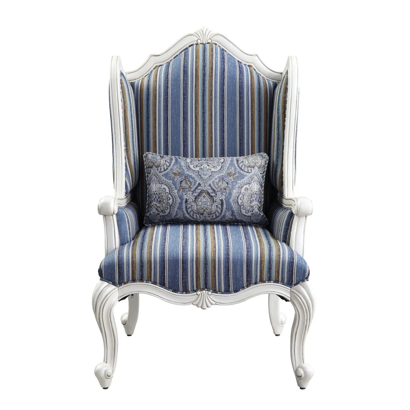 Ciddrenar - Chair With Pillow - Fabric & White by Unique Piece Furniture