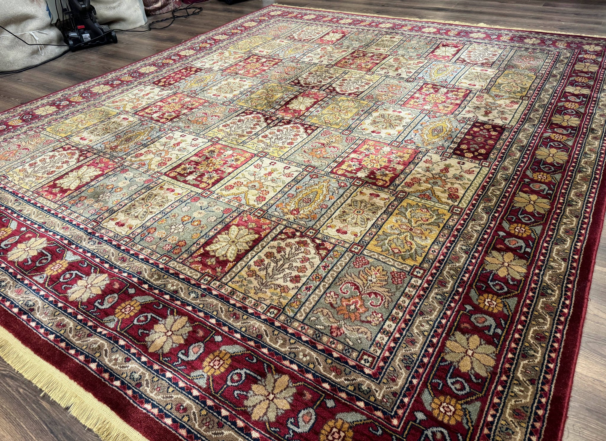 Karastan Bakhtiyari Rug 8.8 x 10, Antique Legends Karastan Wool Carpet #2200-202, Multicolor Panel by Jewel Rugs