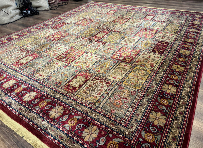 Karastan Bakhtiyari Rug 8.8 x 10, Antique Legends Karastan Wool Carpet #2200-202, Multicolor Panel by Jewel Rugs