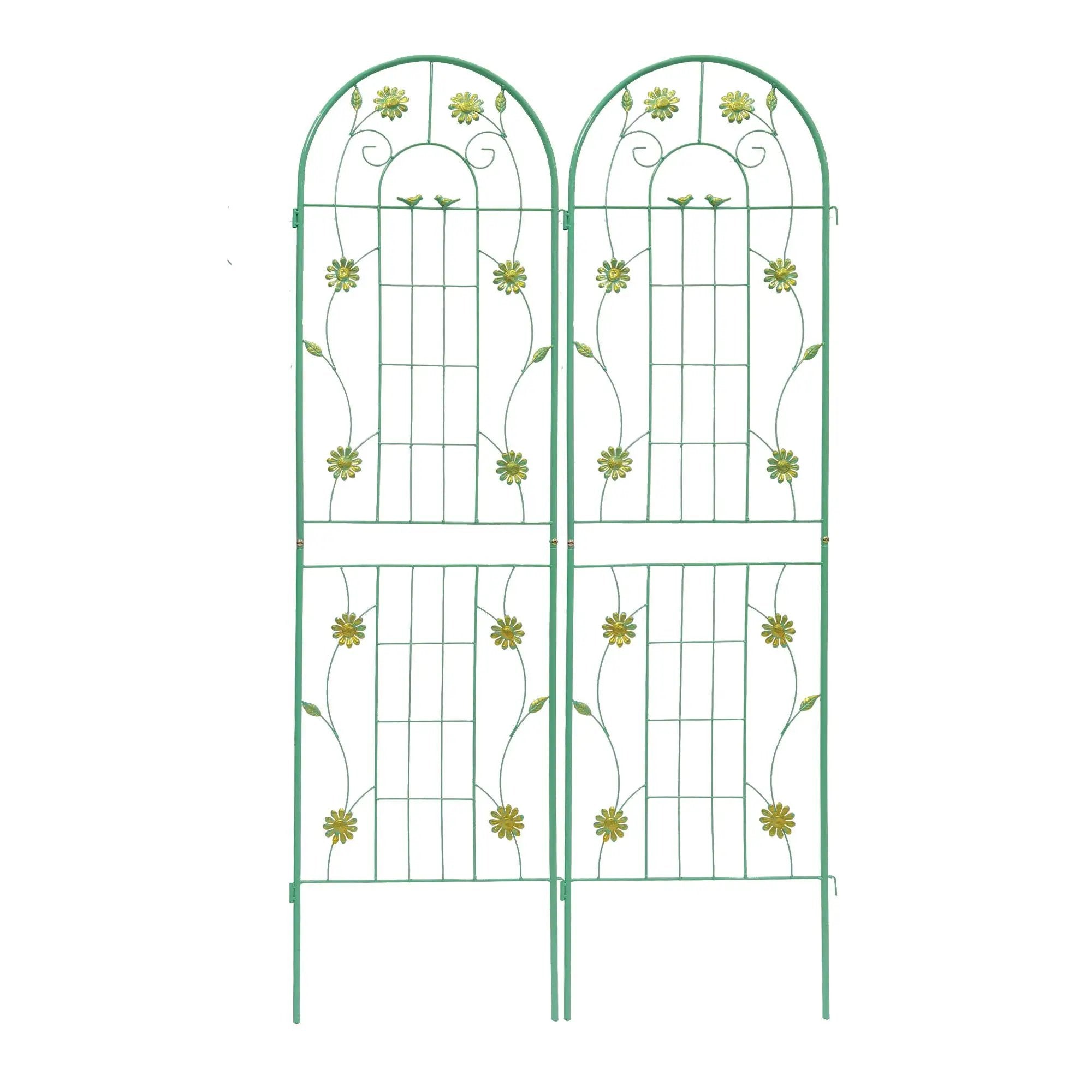 Metal Garden Trellis Rustproof Trellis For Climbing Plant Outdoor Flower Support by HouseOfZazla