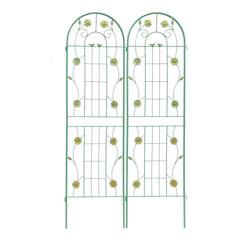 Metal Garden Trellis Rustproof Trellis For Climbing Plant Outdoor Flower Support by HouseOfZazla
