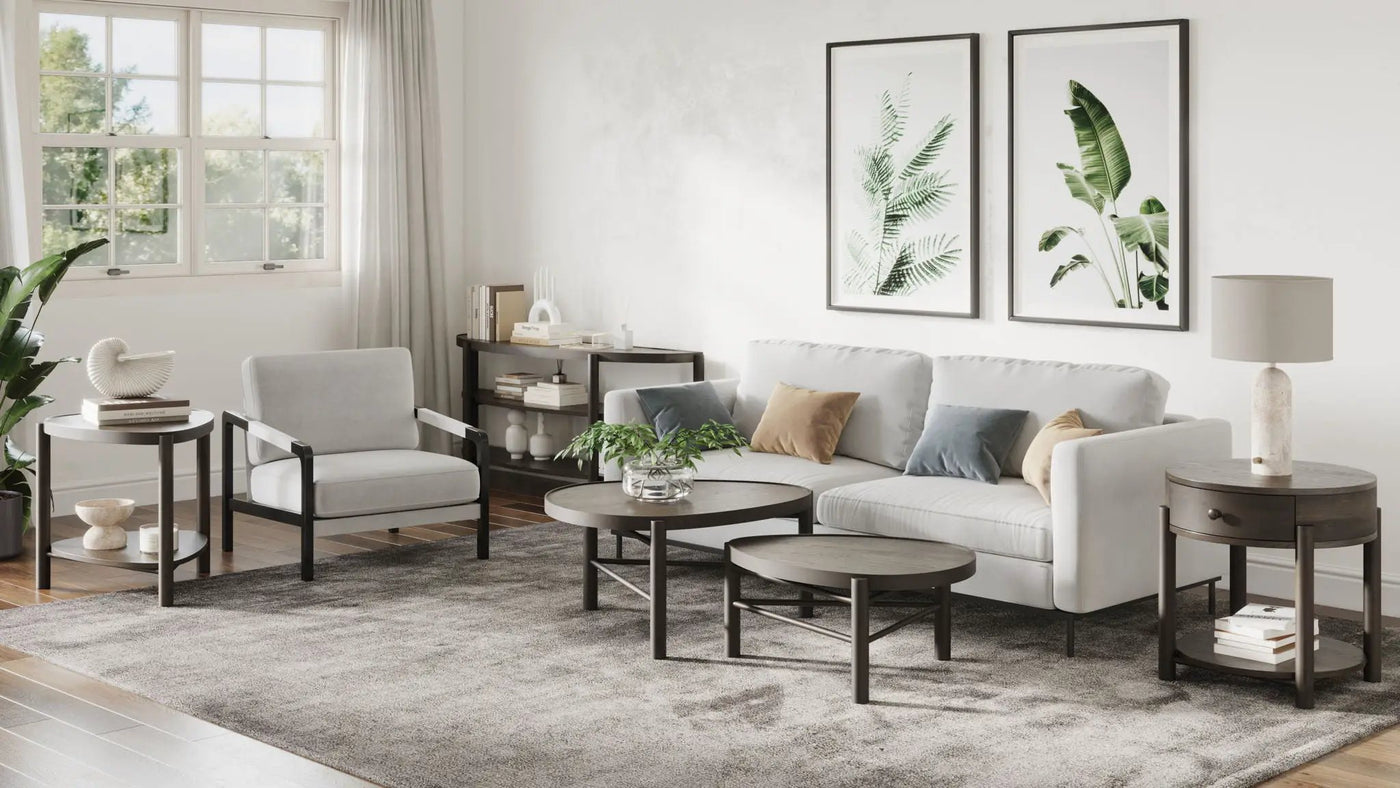 Hadleigh - Shaped Accent End Table by Unique Piece Furniture