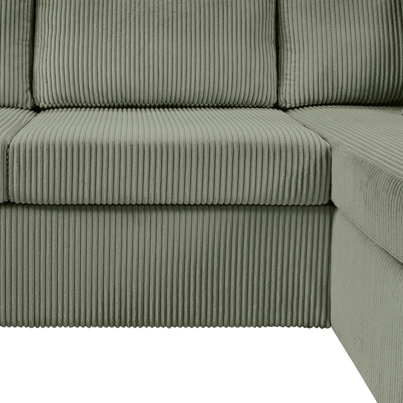 Oversized Sectional U-Shaped Sofa With Chaise Lounge And Three Soft Throw Pillows by HouseOfZazla
