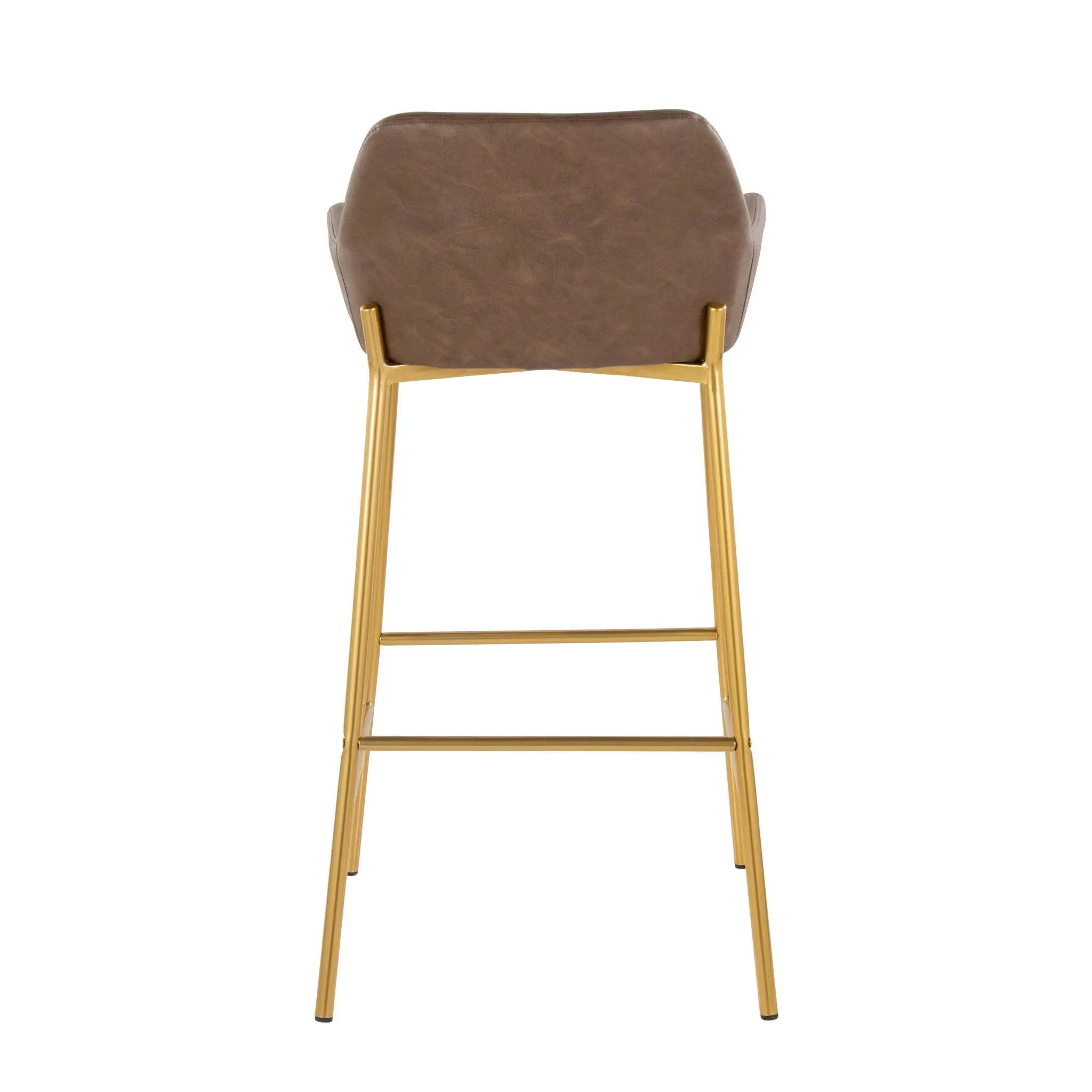 Daniella - Contemporary / Glam Fixed Height Bar Stool (Set of 2) by Unique Piece Furniture