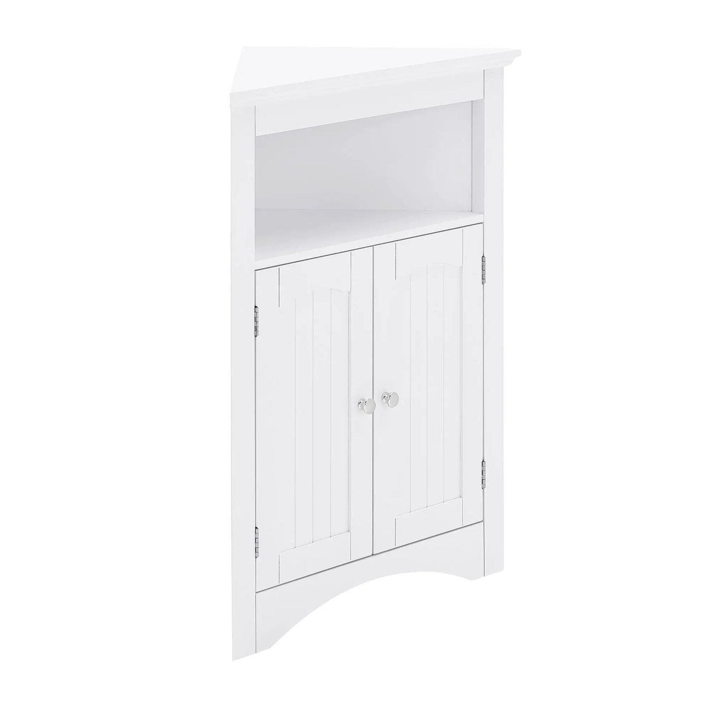 Bathroom Floor Corner Cabinet with Doors and Shelves by HouseOfZazla