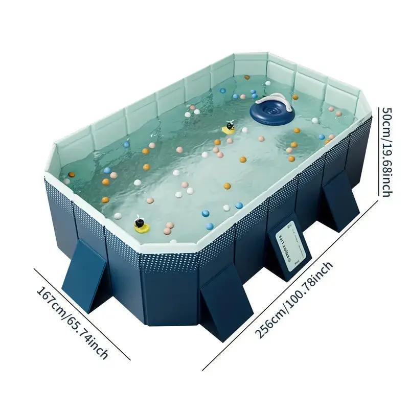 2.6m PVC Folding Pool by HouseOfZazla