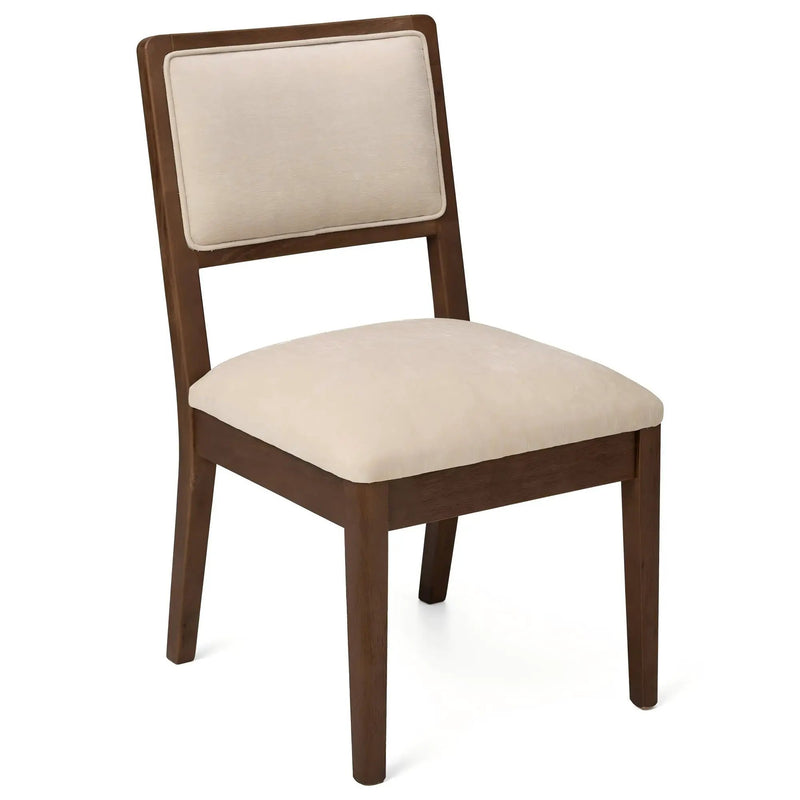Set of 2 Compact Rubber Wood Dining Chairs, photo 3 of 10