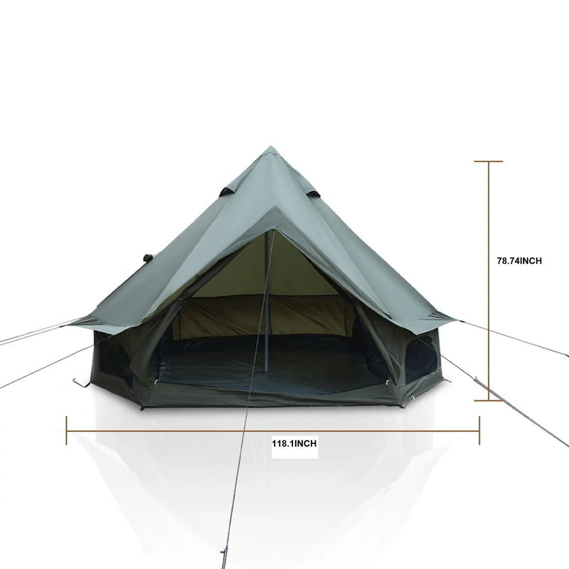 Oxford Bell Tent for Family Camping by HouseOfZazla