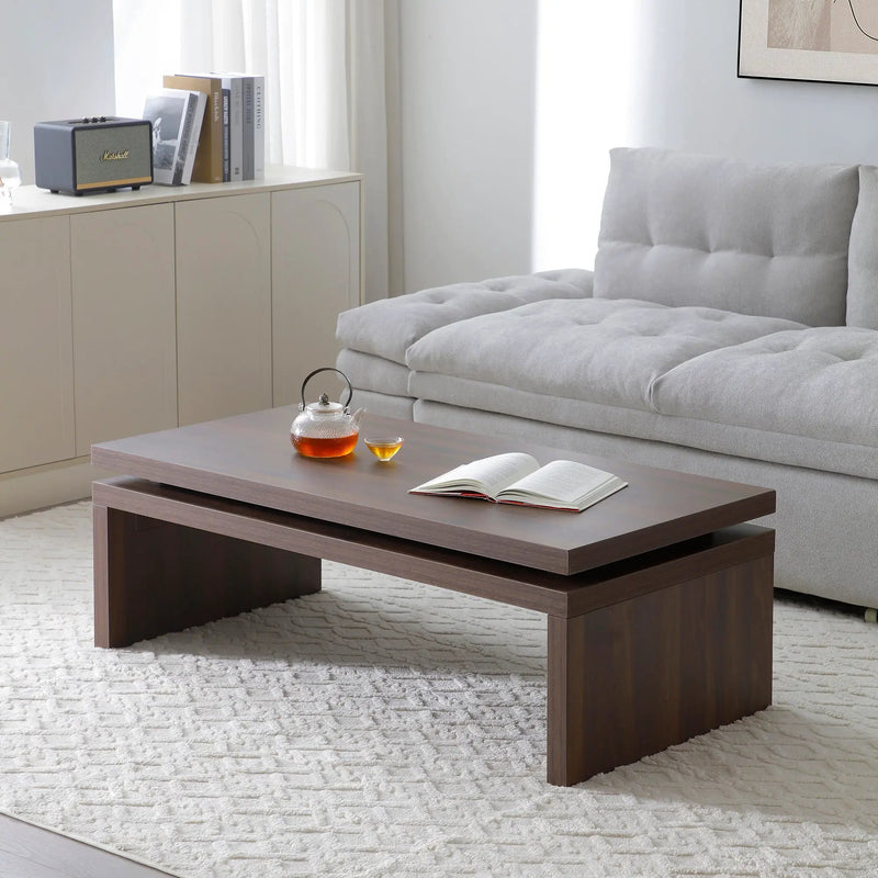 Wood Coffee Table - Mid Century Modern Farmhouse Wooden Coffee Tables by HouseOfZazla