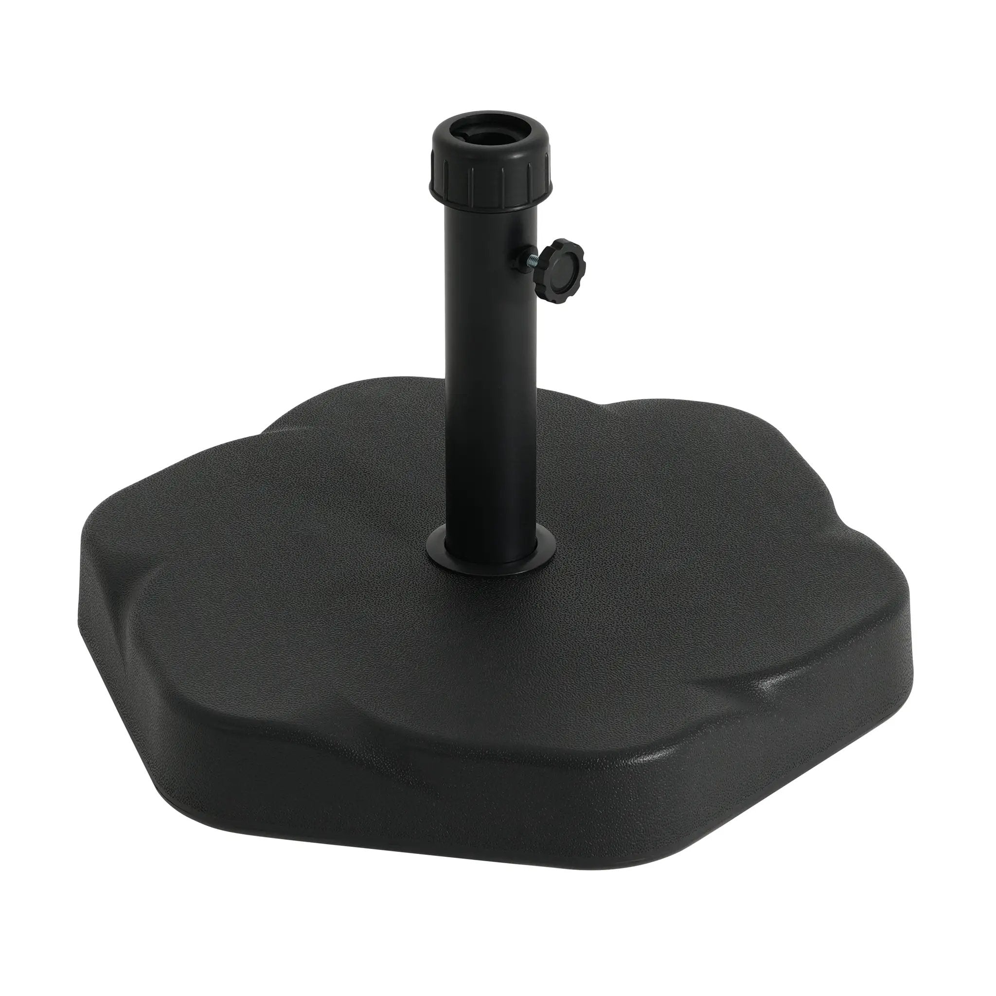 Hex Shape Outdoor 65-Pound Umbrella Base by HouseOfZazla