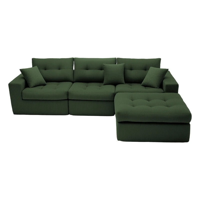 Corner Chaise L-Shaped Sectional Sofa Bed by Unique Piece Furniture